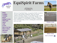 Tablet Screenshot of equispiritfarms.com